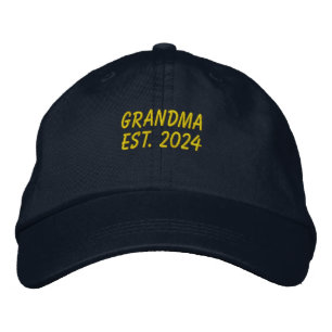Casquette de baseball brodé de Grandma Est 2024