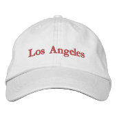 Casquette de baseball brodé de Los Angeles (Devant)