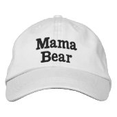 Casquette de baseball brodé de Mama Bear (Devant)
