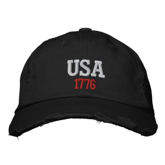 CASQUETTE de baseball brodé des États-Unis (Devant)