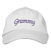 Casquette de baseball brodé Grammy (Devant)