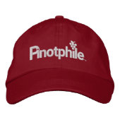 Casquette de baseball brodé Pinotphile (Devant)
