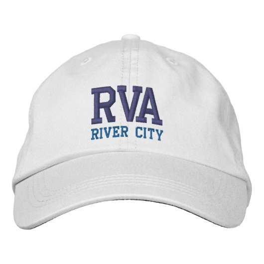 Casquette de baseball brodé "RVA River City" (Devant)