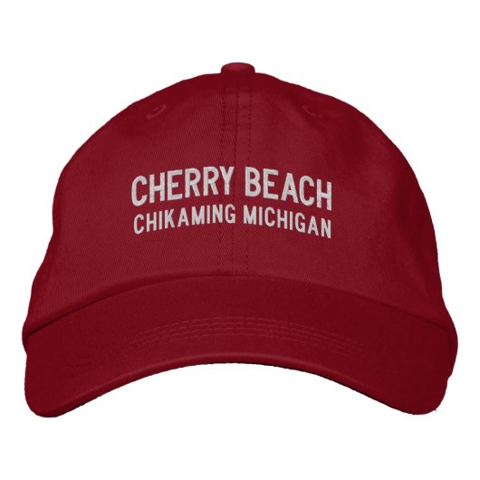 Casquette de baseball brodée de Cherry Beach Michi (Devant)