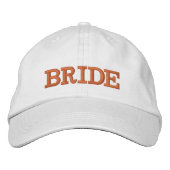 Casquette de baseball brodée de la MARIÉE or / bla (Devant)