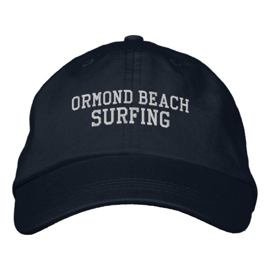 Casquette de baseball brodée de Ormond Beach Flori (Devant)