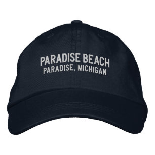 Casquette de baseball brodée de Paradise Beach Mic