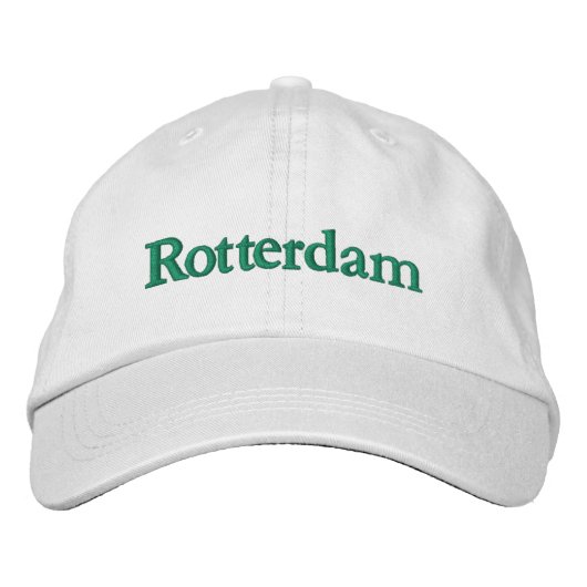 Casquette de baseball brodée de Rotterdam (Devant)