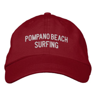 Casquette de baseball brodée de surf de Pompano Be