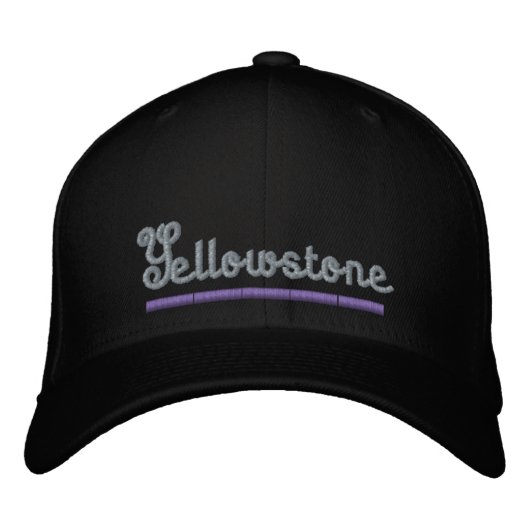 Casquette de baseball brodée de Yellowstone (Devant)