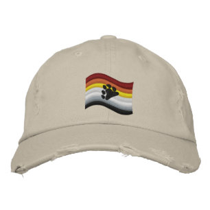 Casquette de baseball brodée du drapeau de la fier
