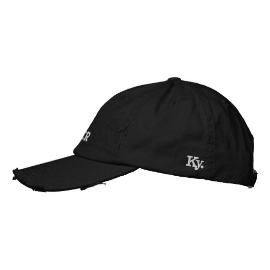 Casquette de baseball brodée Kentucky bourbon (Gauche)