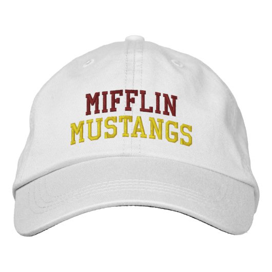 CASQUETTE DE BASEBALL BRODÉE MIFFLIN MUSTANGS (Devant)