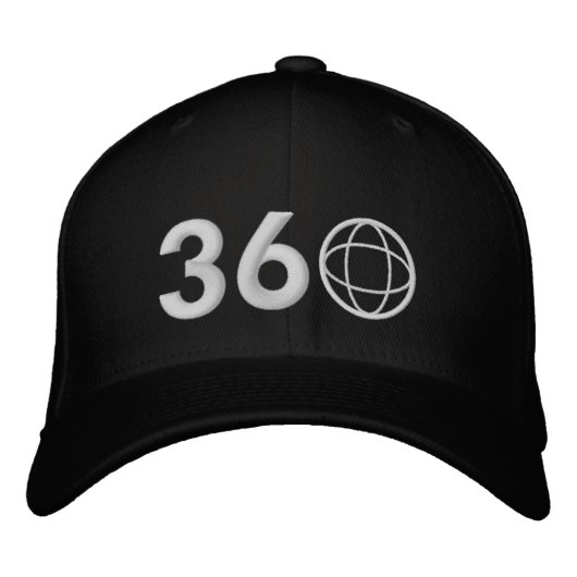 Casquette de baseball brodée par 360 (Devant)