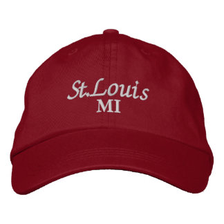 Casquette de baseball brodée St. Louis Michigan