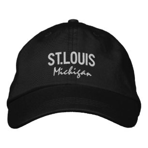 Casquette de baseball brodée St. Louis Michigan