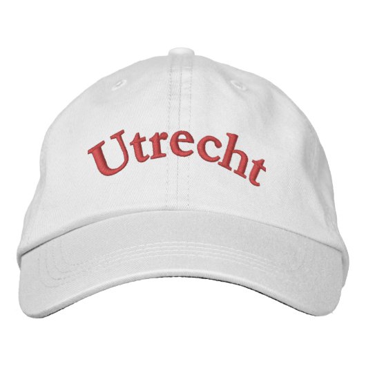 Casquette de baseball brodée Utrecht (Devant)