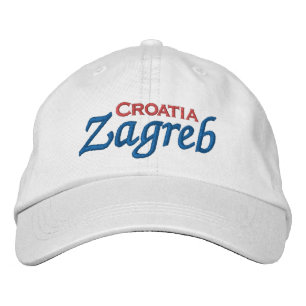 Casquette de baseball brodée Zagreb Croatie