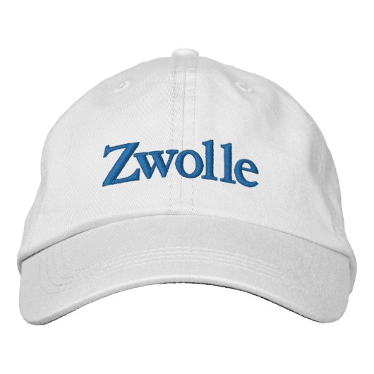 Casquette de baseball brodée Zwolle (Devant)