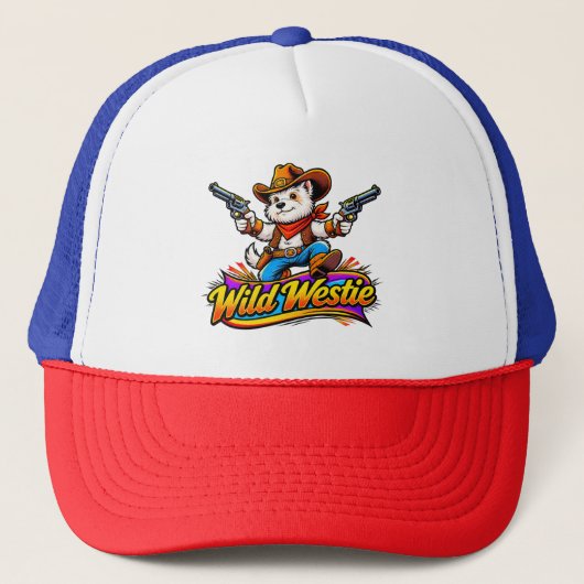 Casquette de baseball Cowboy Westie (modèle origin (Devant)