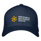 Casquette de baseball de l'école Wilmington Montes (Devant)
