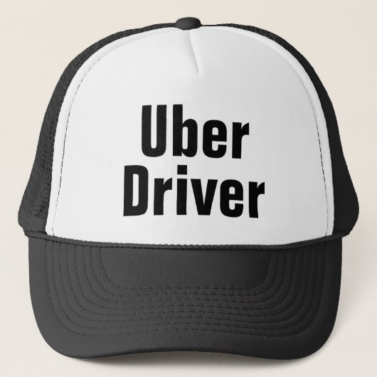 Casquette de baseball de l'Uber Driver Homme Chat  (Devant)