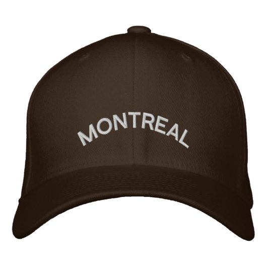 Casquette de baseball de Montréal brodé Casquette  (Devant)