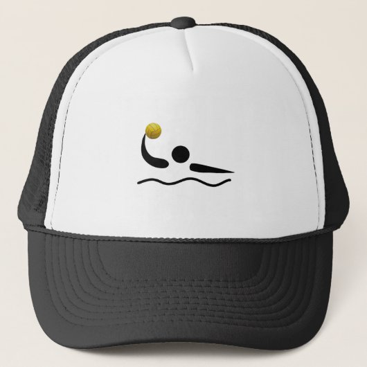 Casquette de baseball de polo d'eau (Devant)