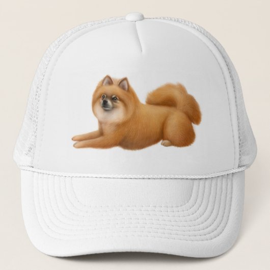 Casquette de baseball de Pomeranian (Devant)