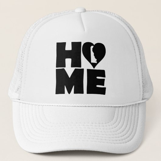 Casquette de baseball Delaware Home Heart State Ca (Devant)