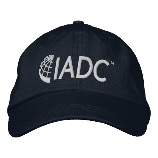 Casquette de baseball d'IADC (marine) (Devant)