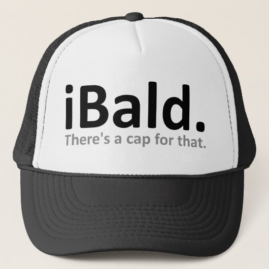 Casquette de Baseball Drôle Chauve (Devant)