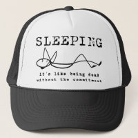 Casquette de Baseball Drôle de Sommeil