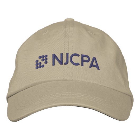 Casquette de baseball du NJCPA - Khaki - (Devant)