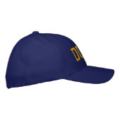 casquette de baseball "DUBS" - Bleu et or (Droite)