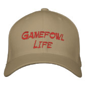 Casquette de baseball Gamefowl Life (Devant)