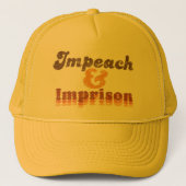 Casquette de baseball -- Impeachment et emprisonne (Devant)