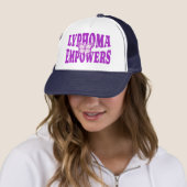 Casquette de baseball Lymphome Empowers | Ruban vi (En situation)