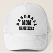 CASQUETTE DE BASEBALL MAMAN ÉDITABLE (Devant)