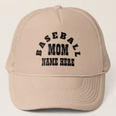 CASQUETTE DE BASEBALL MAMAN ÉDITABLE (Devant)