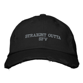 Casquette de baseball noire droite de l'outta SFV