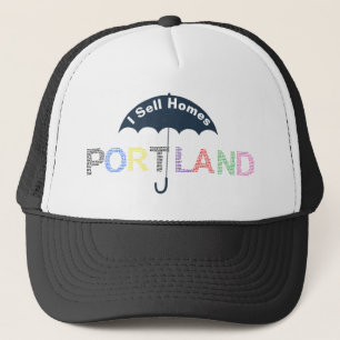 Casquette de baseball noire pour maisons de biens 