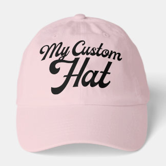 Casquette de baseball personnalisée rose clair (Ca