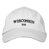 Casquette de baseball réglable Wisconsin (Devant)