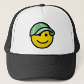 Casquette de baseball Smilie - vert (Devant)