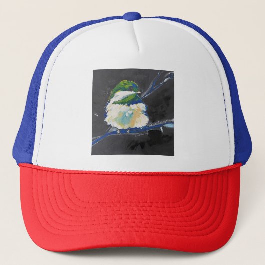 Casquette de baseball - Un peu bleu (Devant)