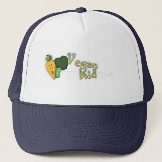 Casquette de baseball végétalienne d'enfant (Devant)