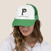 Casquette de baseball vert de PMT (En situation)