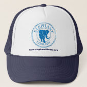 Casquette de bibliothèque d'éléphant (Devant)