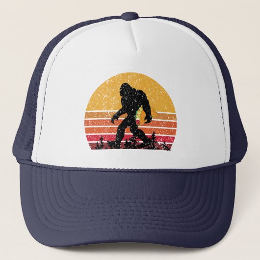 Casquette de Bigfoot pour des femmes et des hommes (Devant)